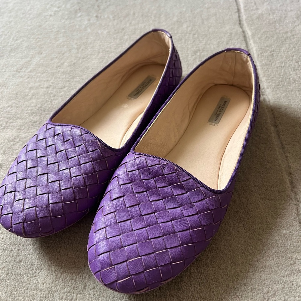Bottega Veneta Woven Flats
